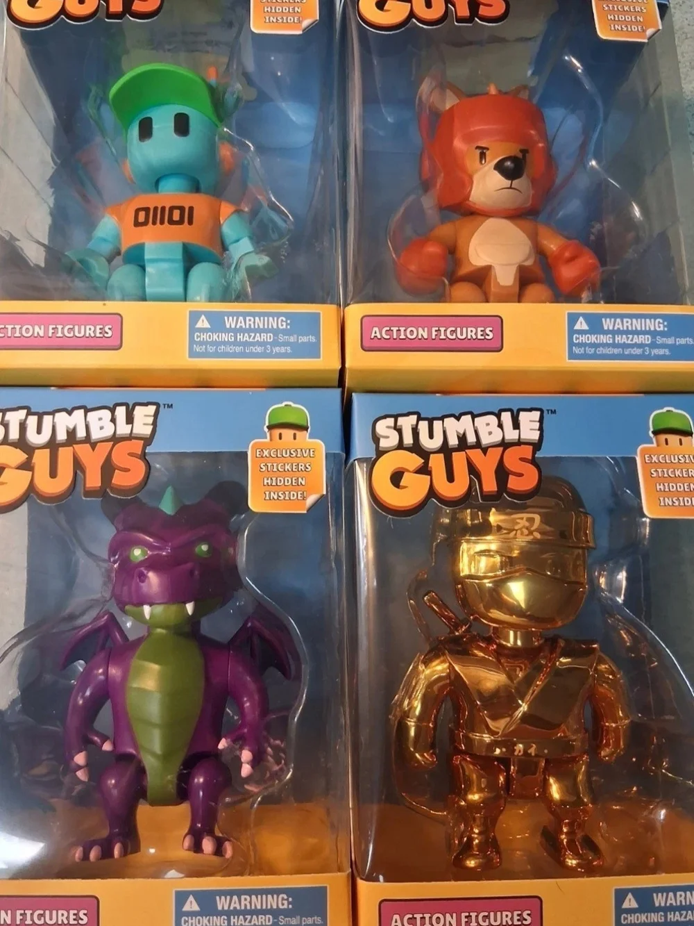The Combo. (4) Stumble Guys Action Figure Boxing Kids World.